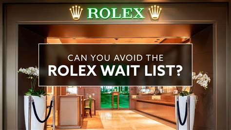 is there a waiting list for rolex explorer 1|rolex sub wait list.